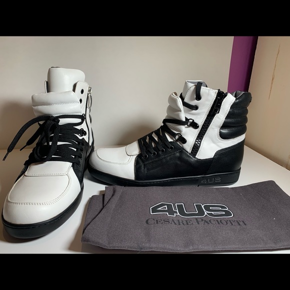 4US Cesare Paciotti Hightop Sneakers - Picture 4 of 7